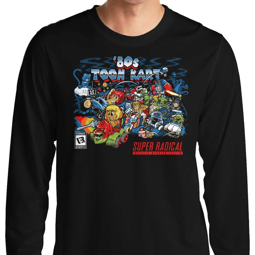 80's Toon Kart - Long Sleeve T-Shirt