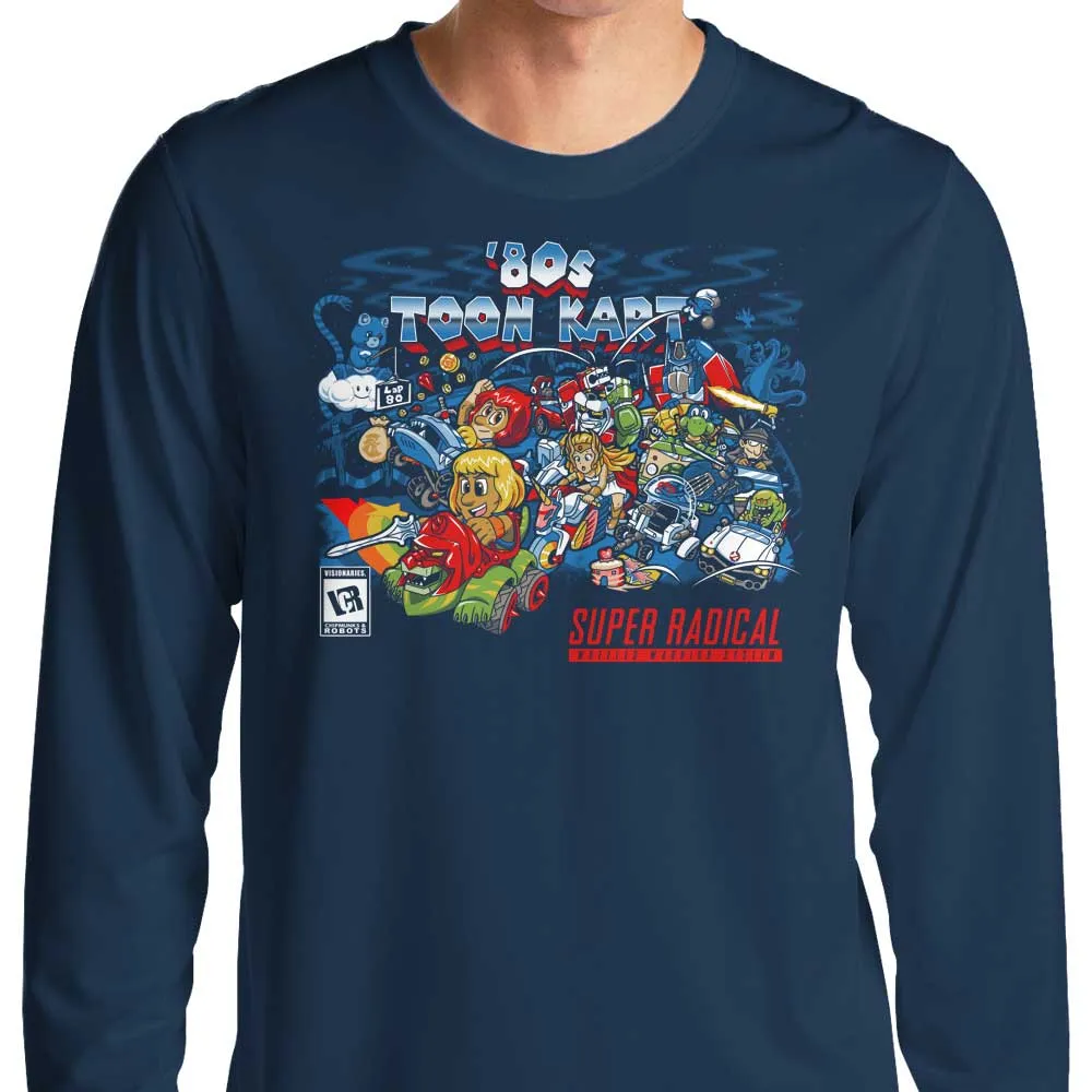 80's Toon Kart - Long Sleeve T-Shirt