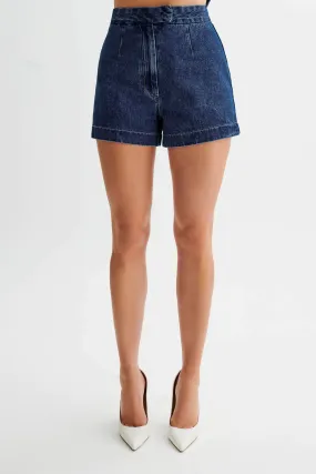 Abel Denim Shorts - Dark Blue