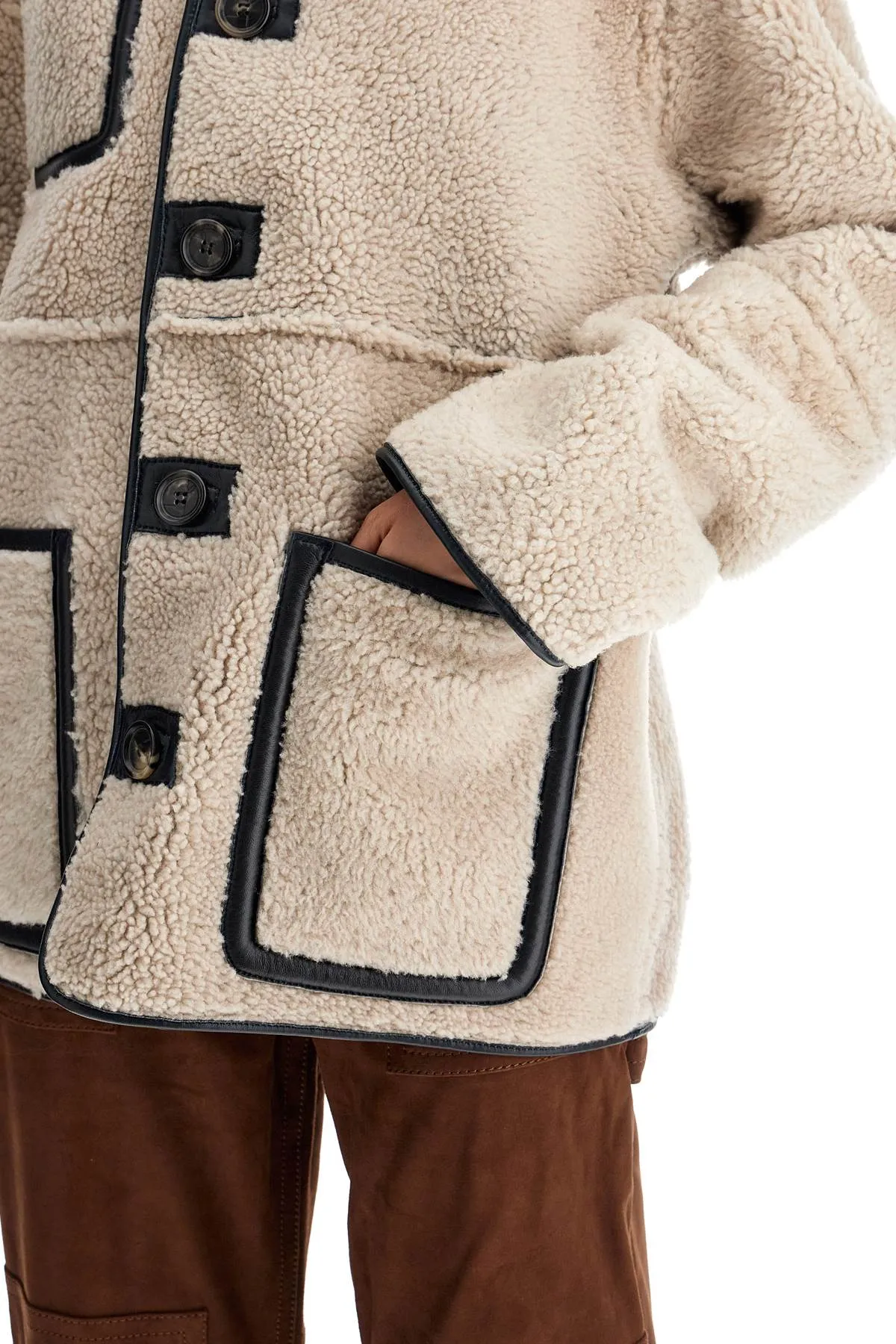 ada reversible shearling jacket