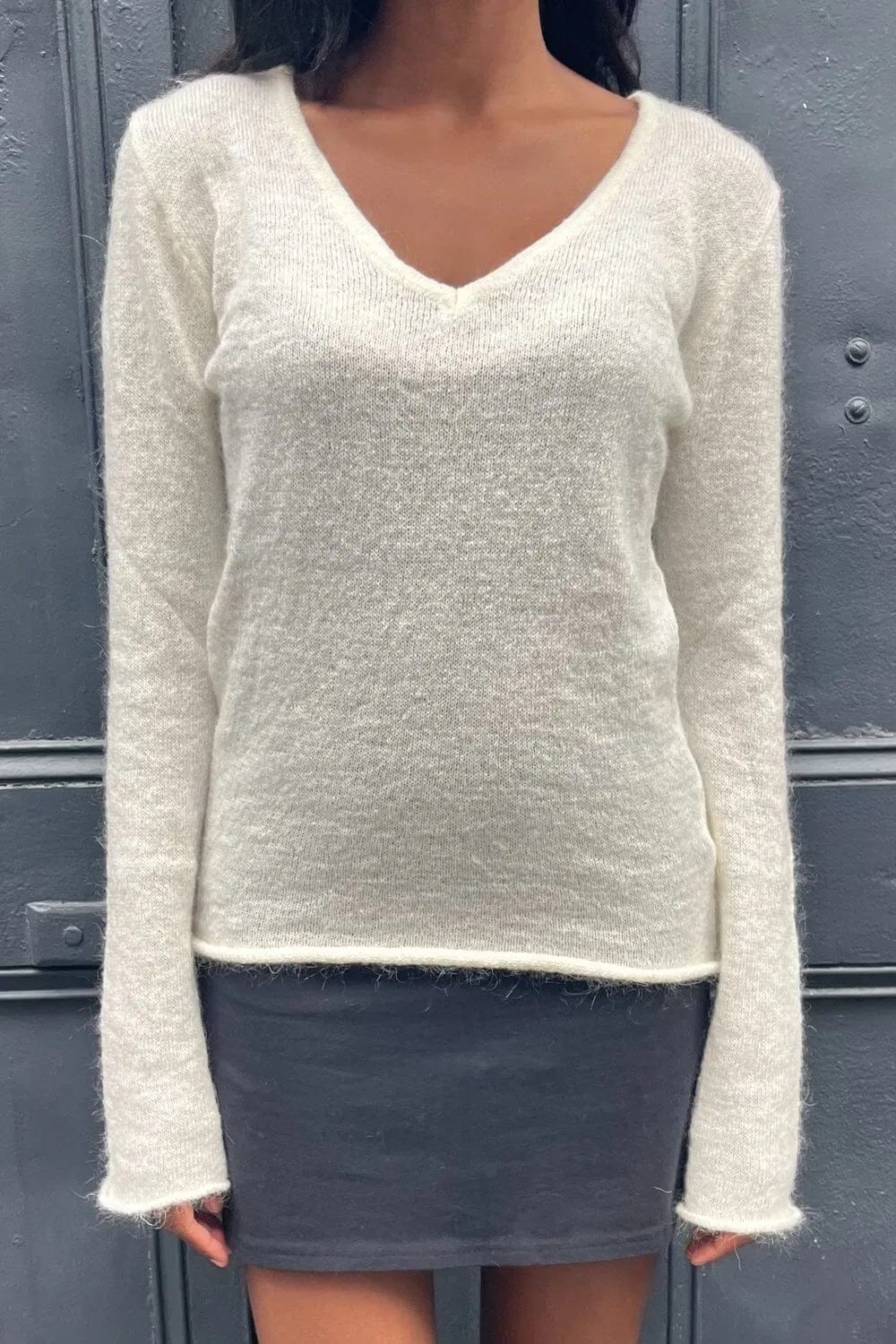 Andi Mohair V-Neck Sweater