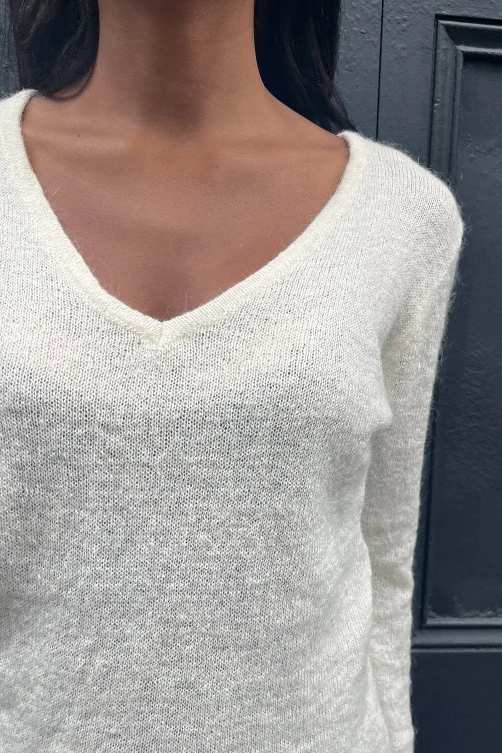 Andi Mohair V-Neck Sweater