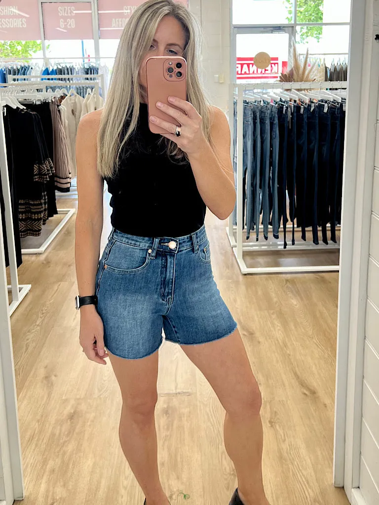 Aria Denim Shorts