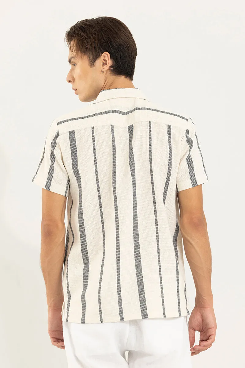 Astral Weave Stripe Off-White Shirt