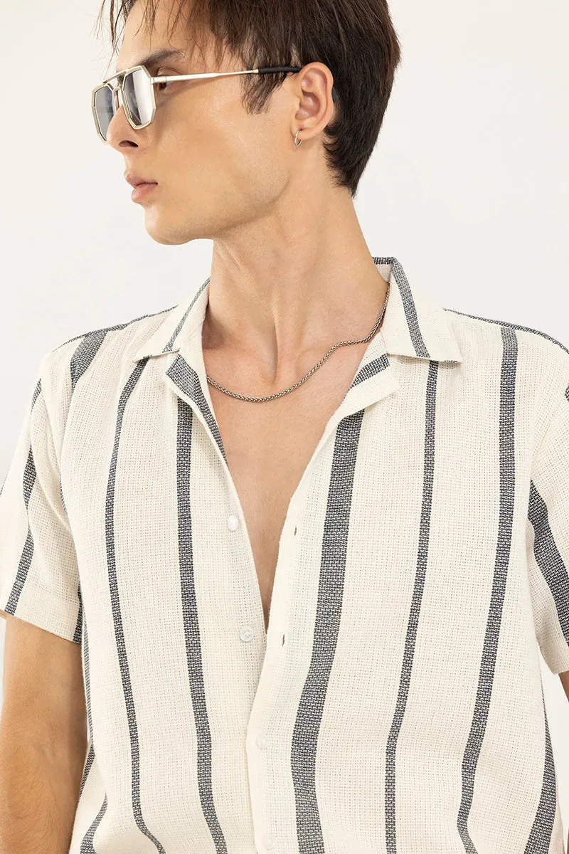 Astral Weave Stripe Off-White Shirt