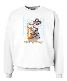 Australian Shepherd  Blue Merle - 2 - Who's A Happy Dog - Sweatshirt