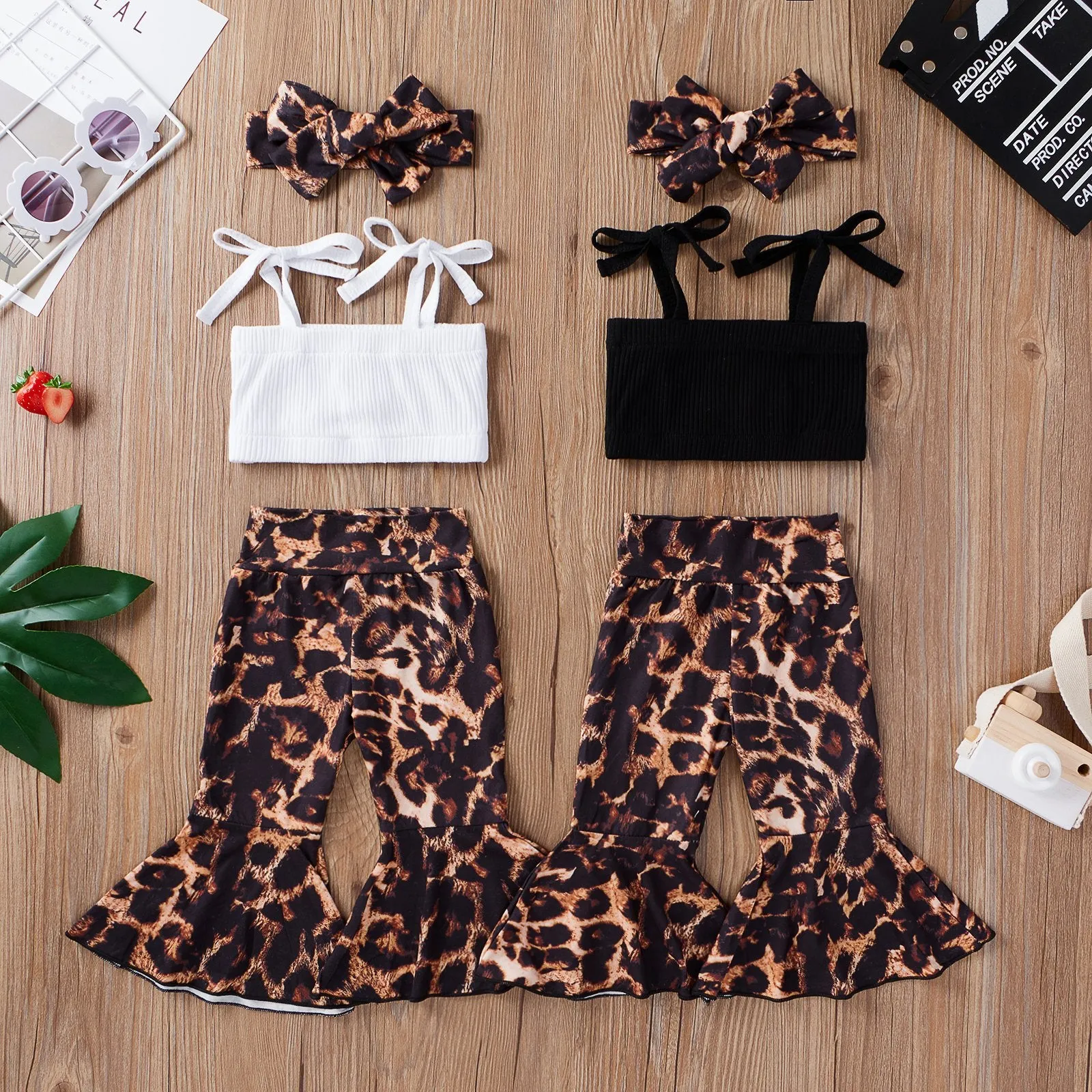 Baby Girl Leopard Suits