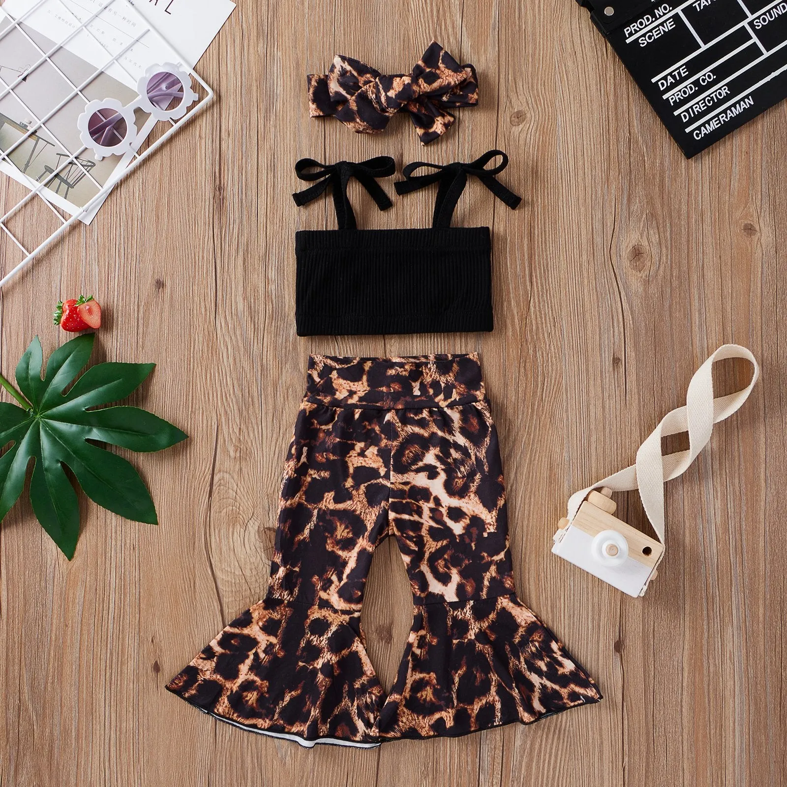 Baby Girl Leopard Suits