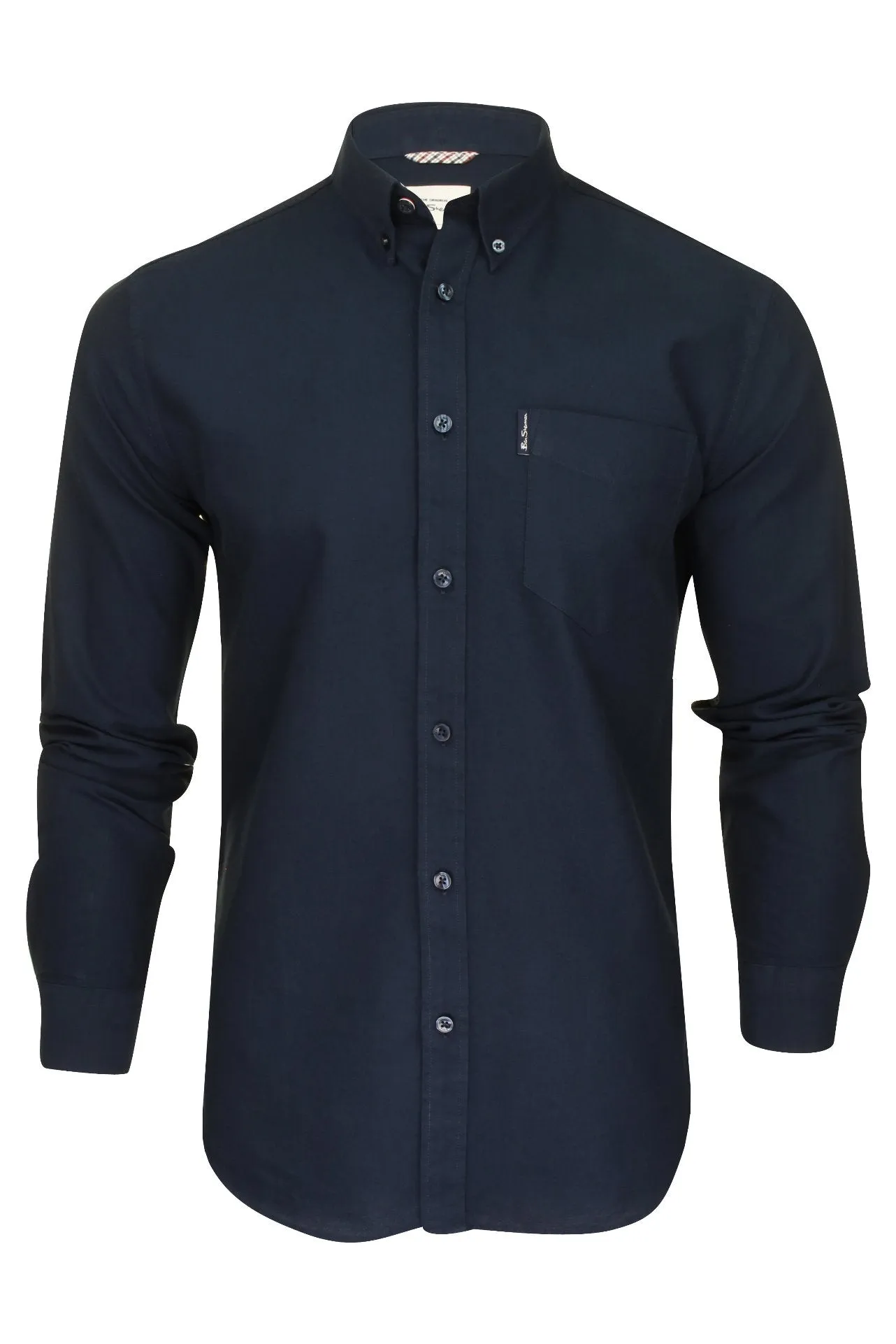 Ben Sherman Mens Oxford Shirt - Long Sleeved