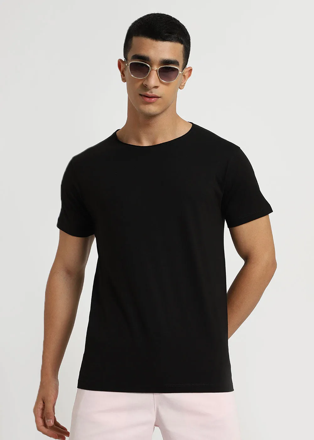 Black Crew neck T-shirt