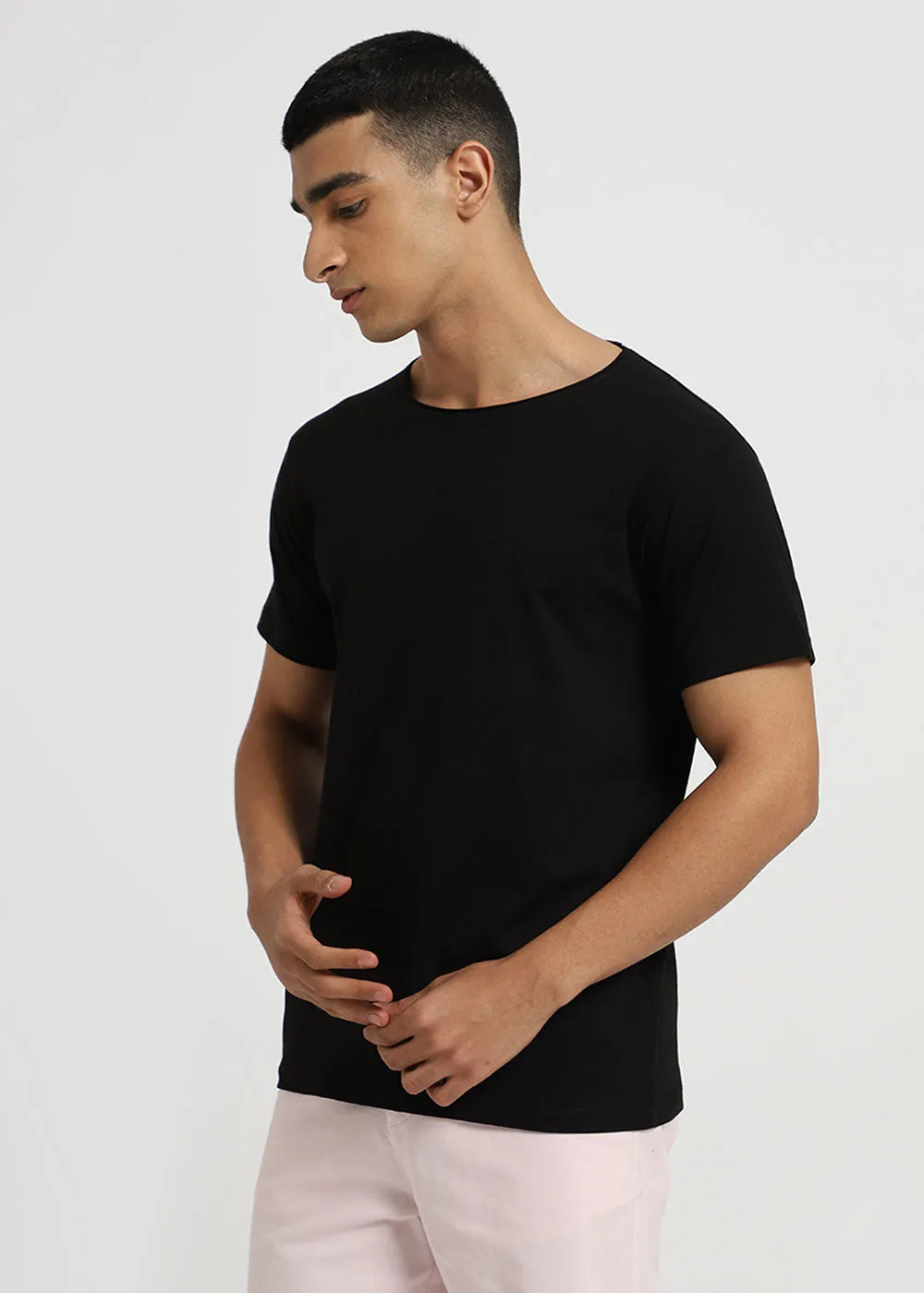 Black Crew neck T-shirt