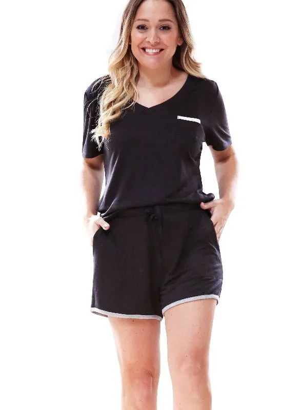 Black Weekender Short Sleeve Tee