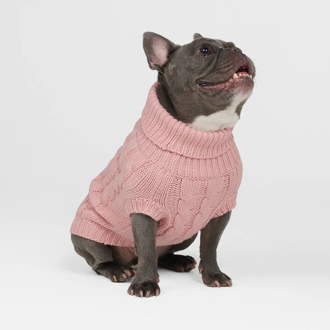 Cable Knit Dog Sweaters