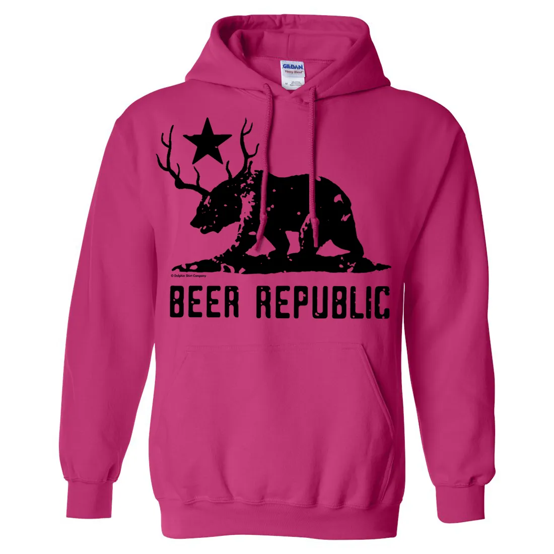 California Bear   Deer Beer Silhouette Sweatshirt Hoodie