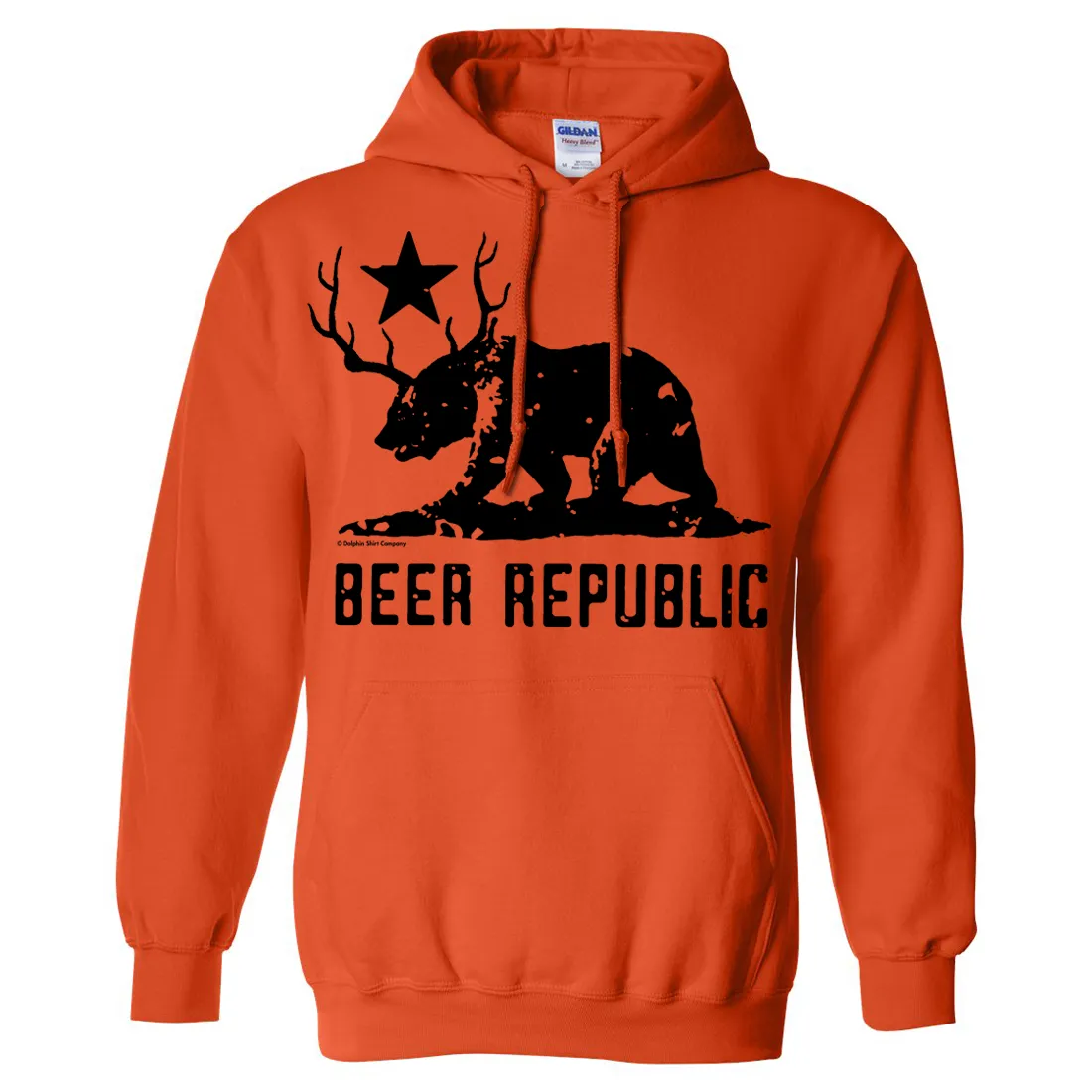 California Bear   Deer Beer Silhouette Sweatshirt Hoodie