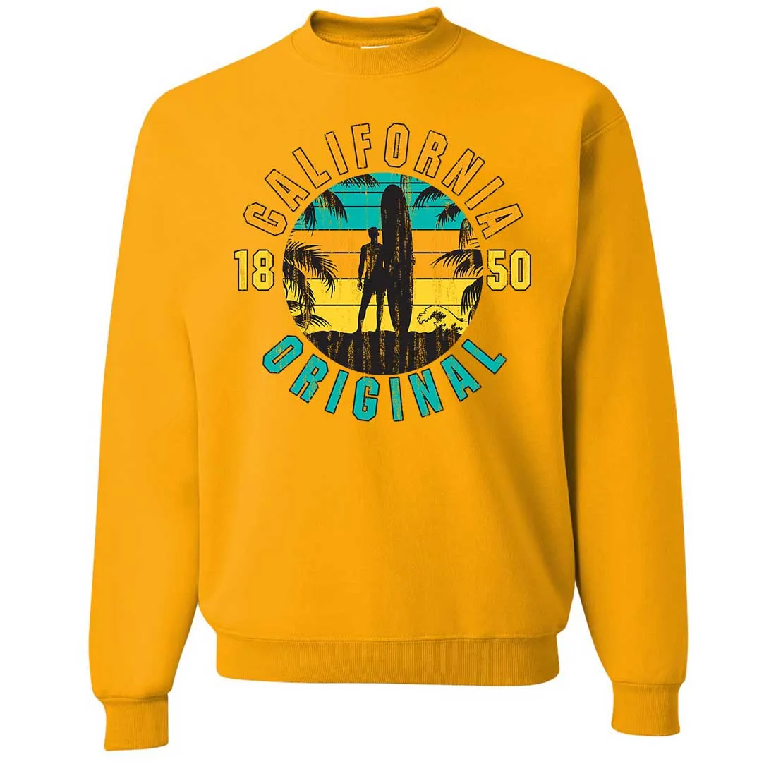 California Original Vintage Surfer Crewneck Sweatshirt