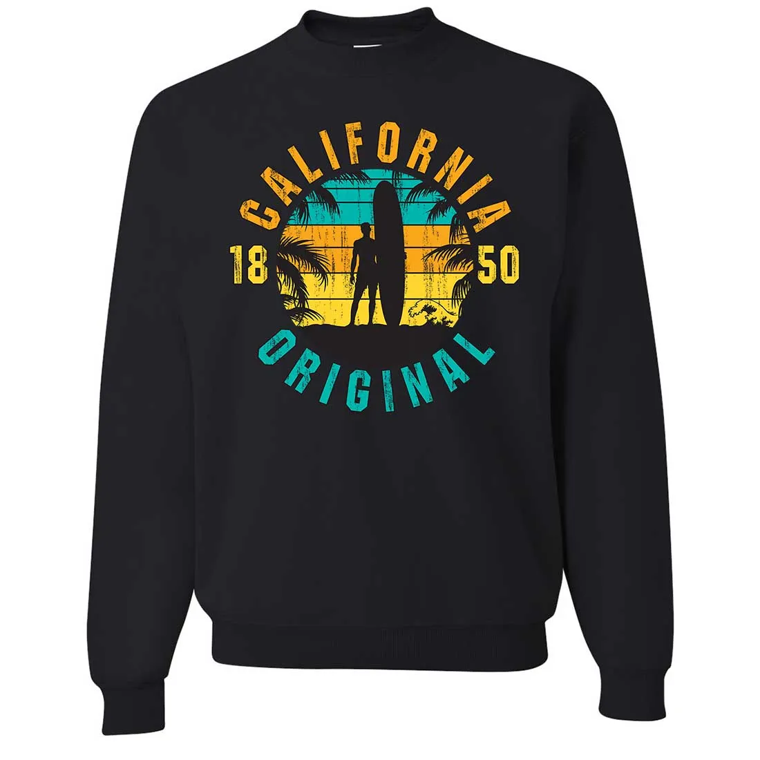 California Original Vintage Surfer Crewneck Sweatshirt