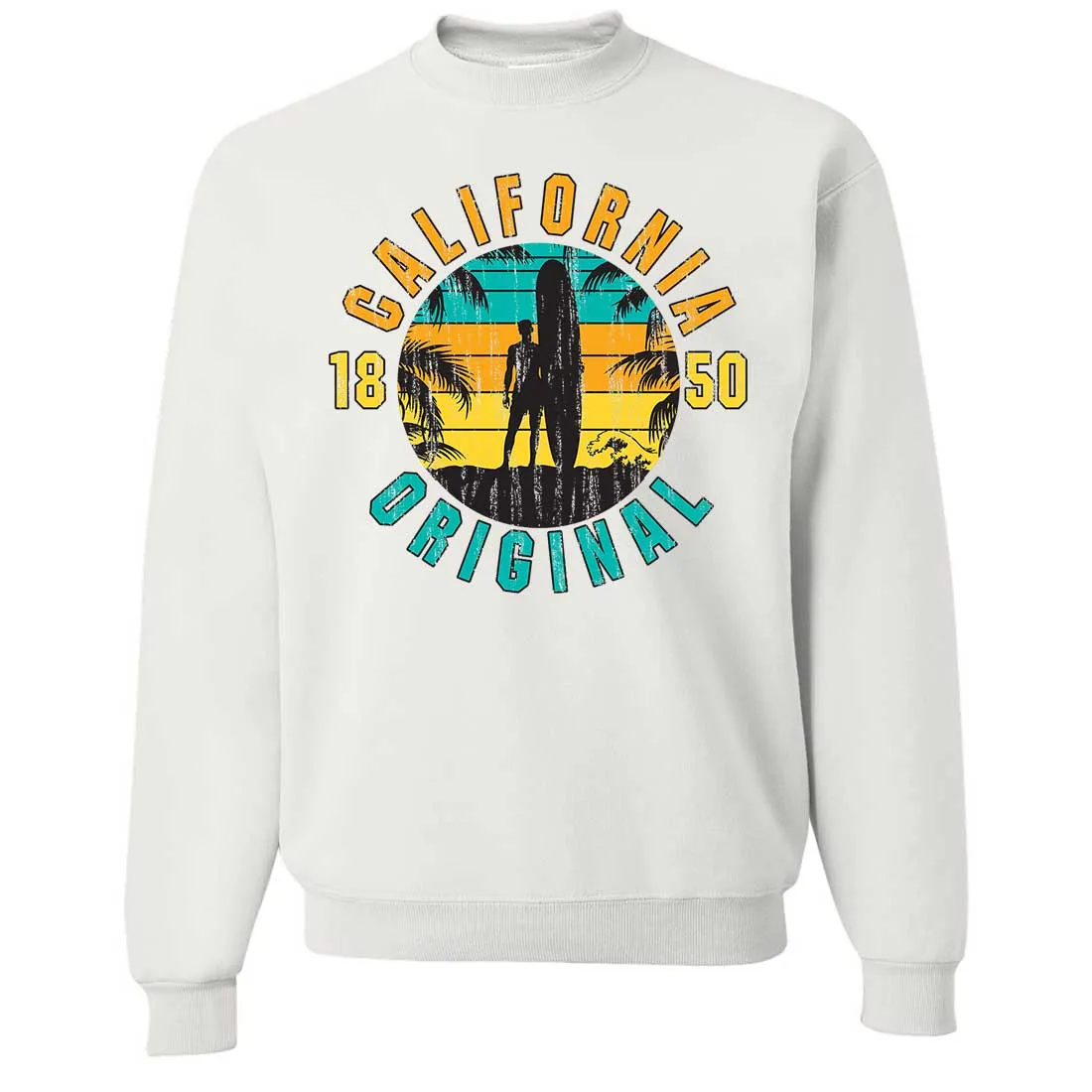 California Original Vintage Surfer Crewneck Sweatshirt