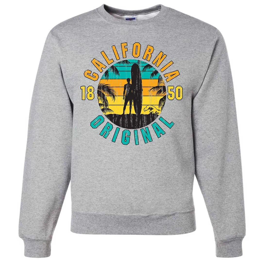 California Original Vintage Surfer Crewneck Sweatshirt