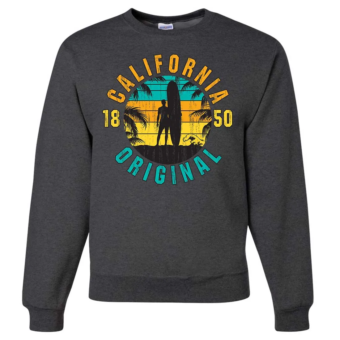 California Original Vintage Surfer Crewneck Sweatshirt