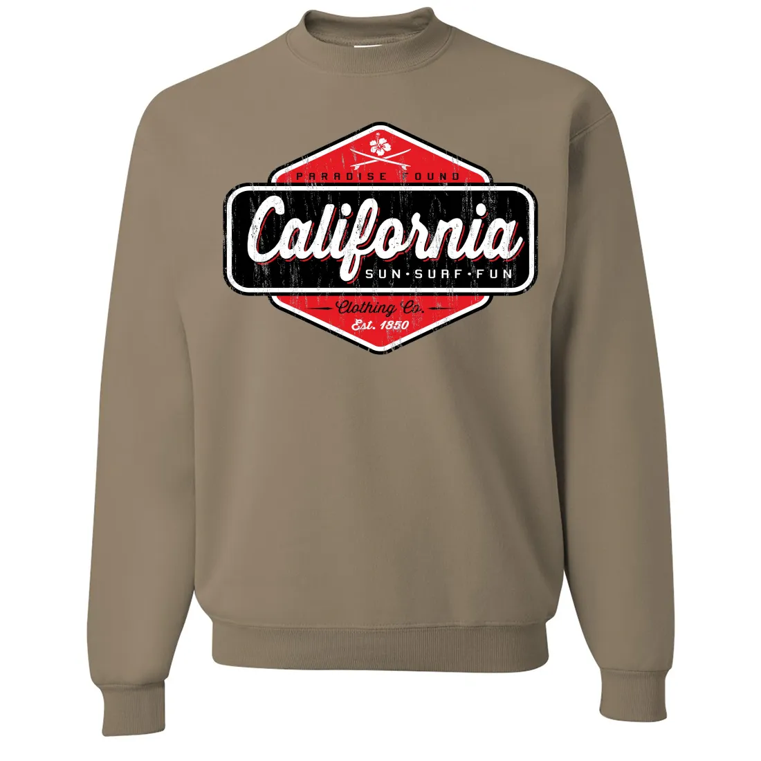 California Paradise Found Crewneck Sweatshirt