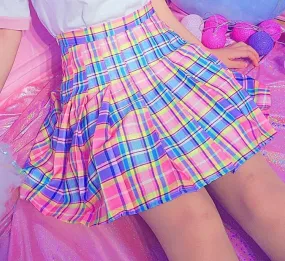 Candy Plaid Skirt