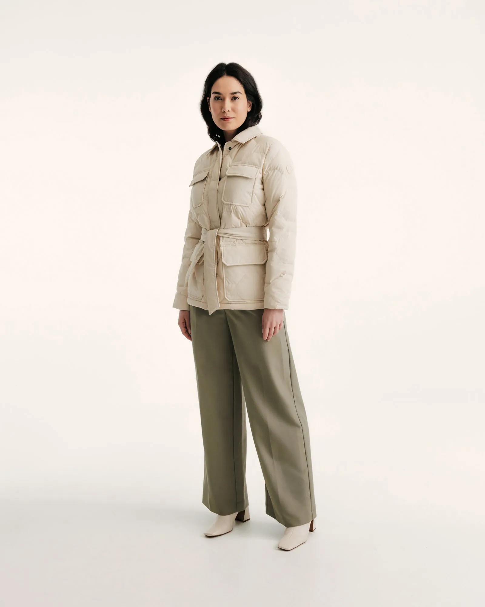 Carmen Ultralight winter safari jacket Clay