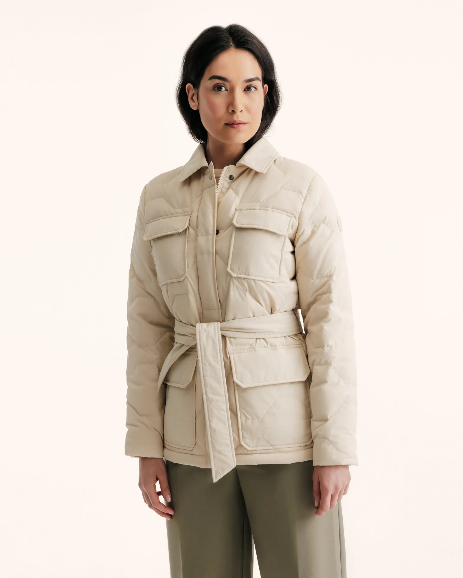 Carmen Ultralight winter safari jacket Clay