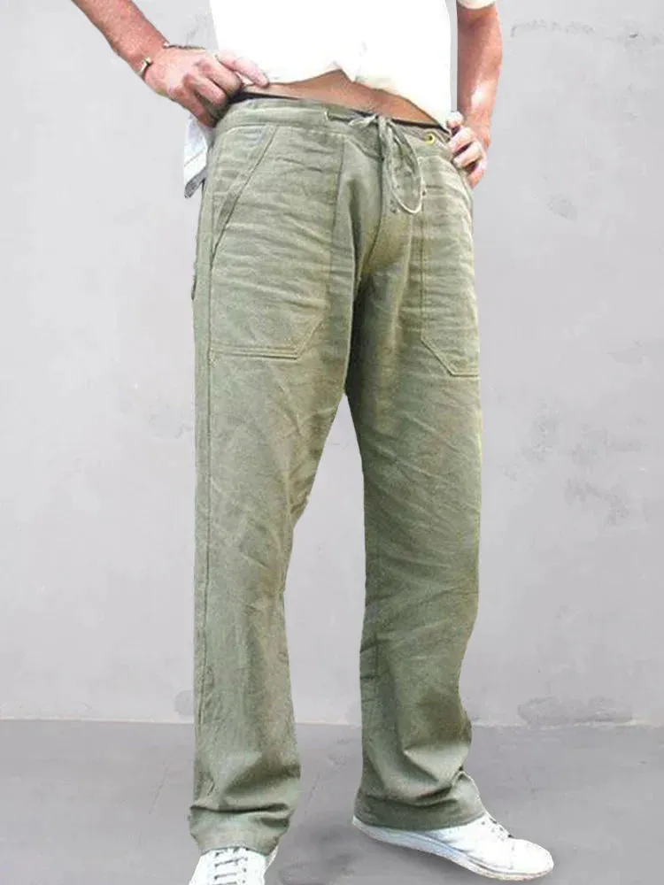 Casual Lace Up Pants