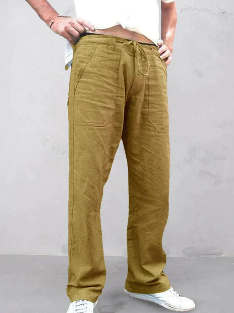 Casual Lace Up Pants