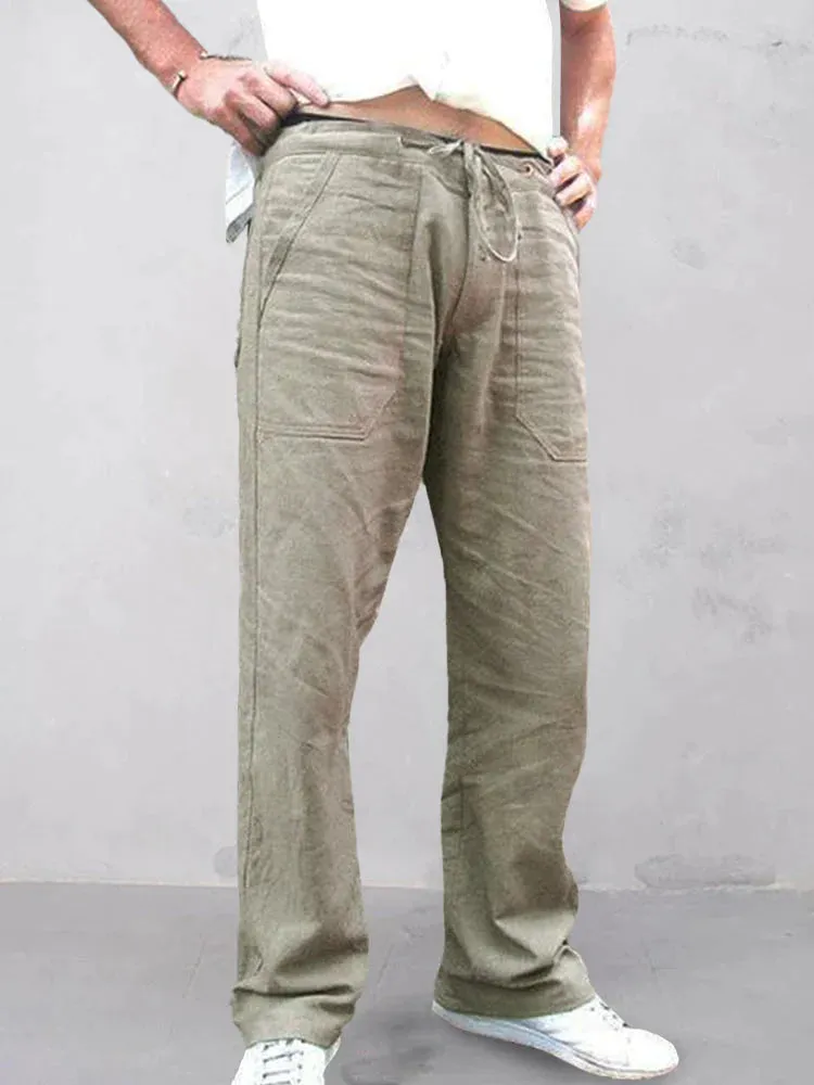 Casual Lace Up Pants