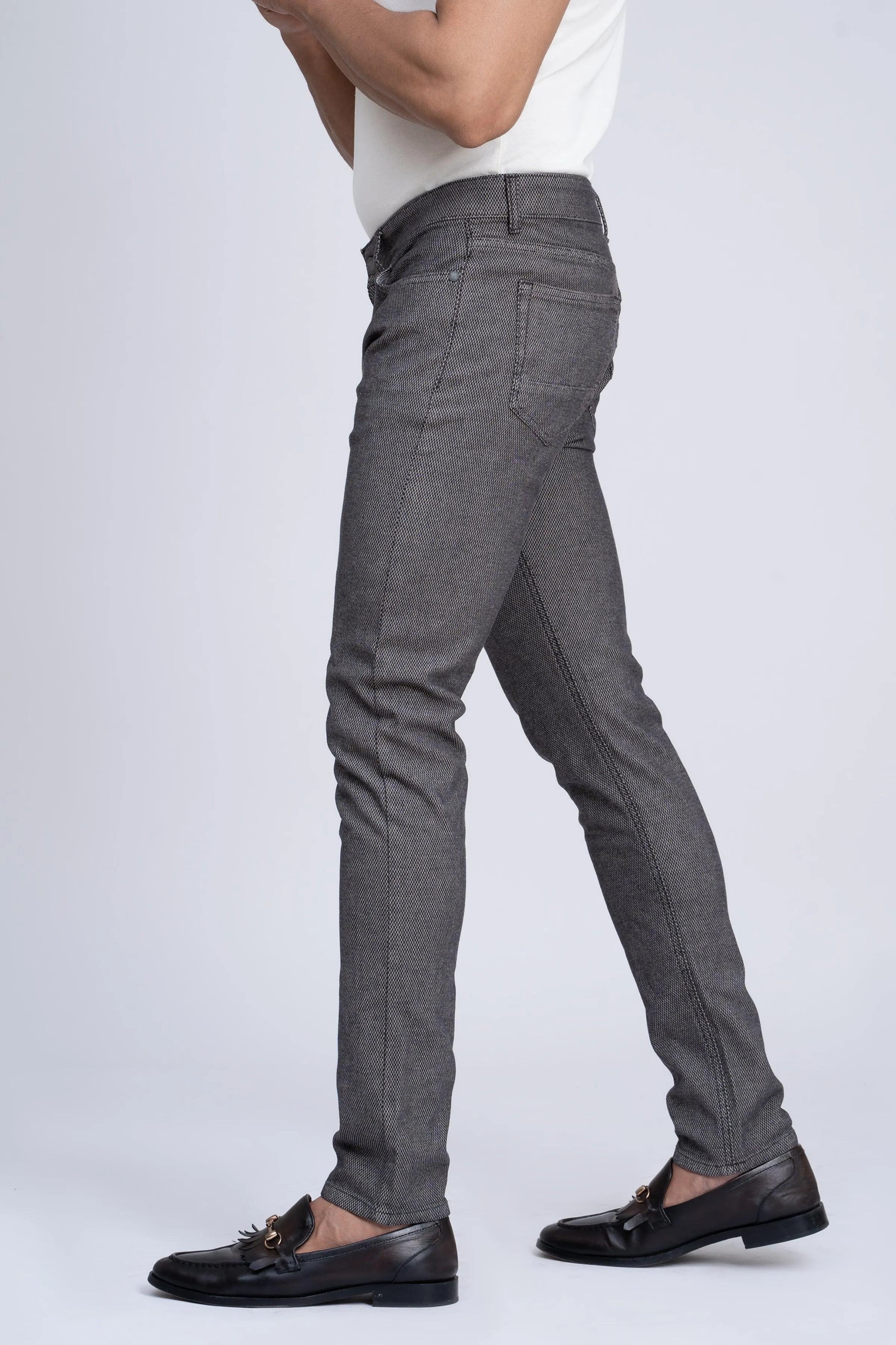 CASUAL PANT 5 POCKET DARK GREY