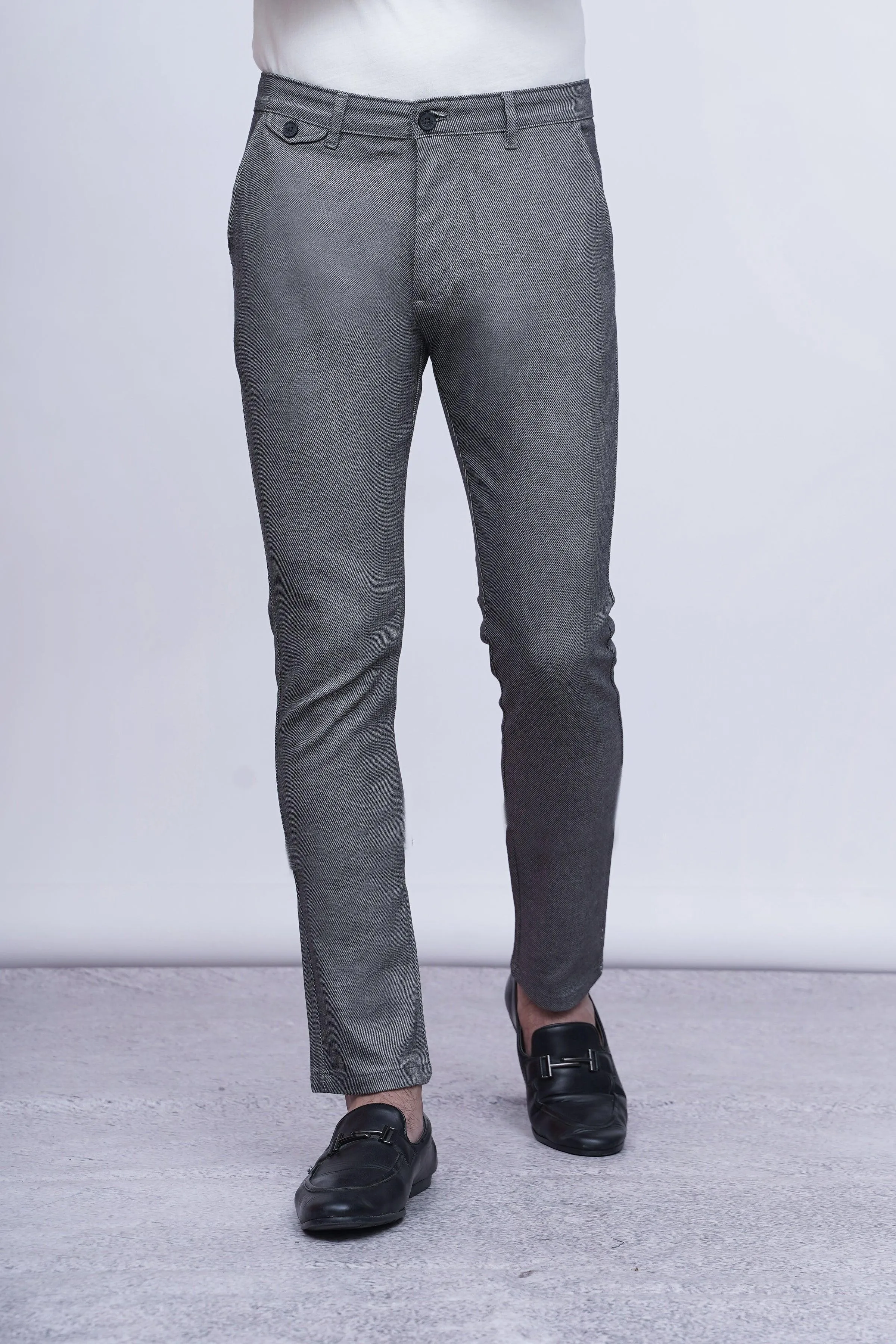 CASUAL PANT CROSS POCKET GREY BLACK