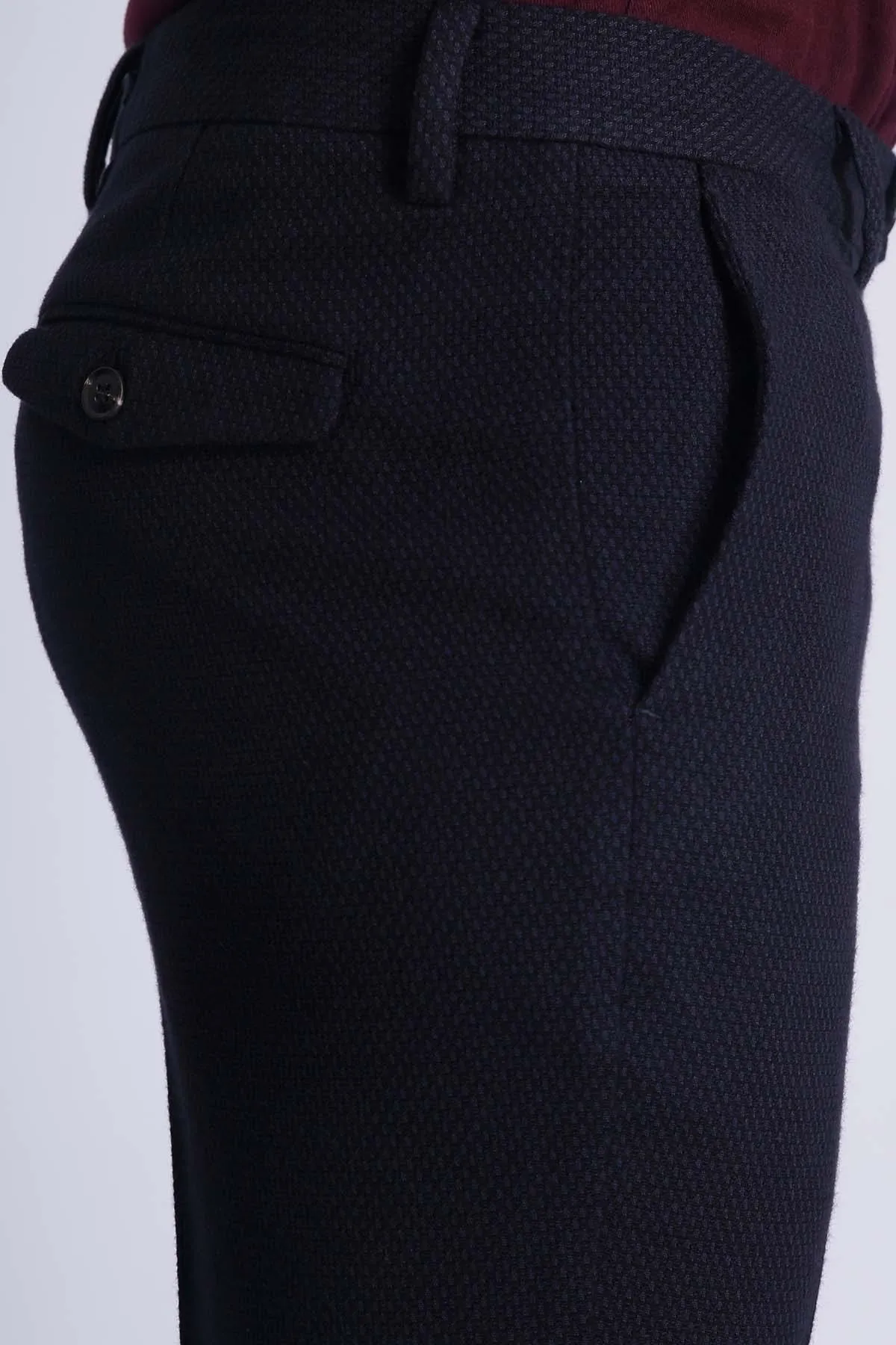 CASUAL PANT CROSS POCKET ITALIAN FIT NAVY