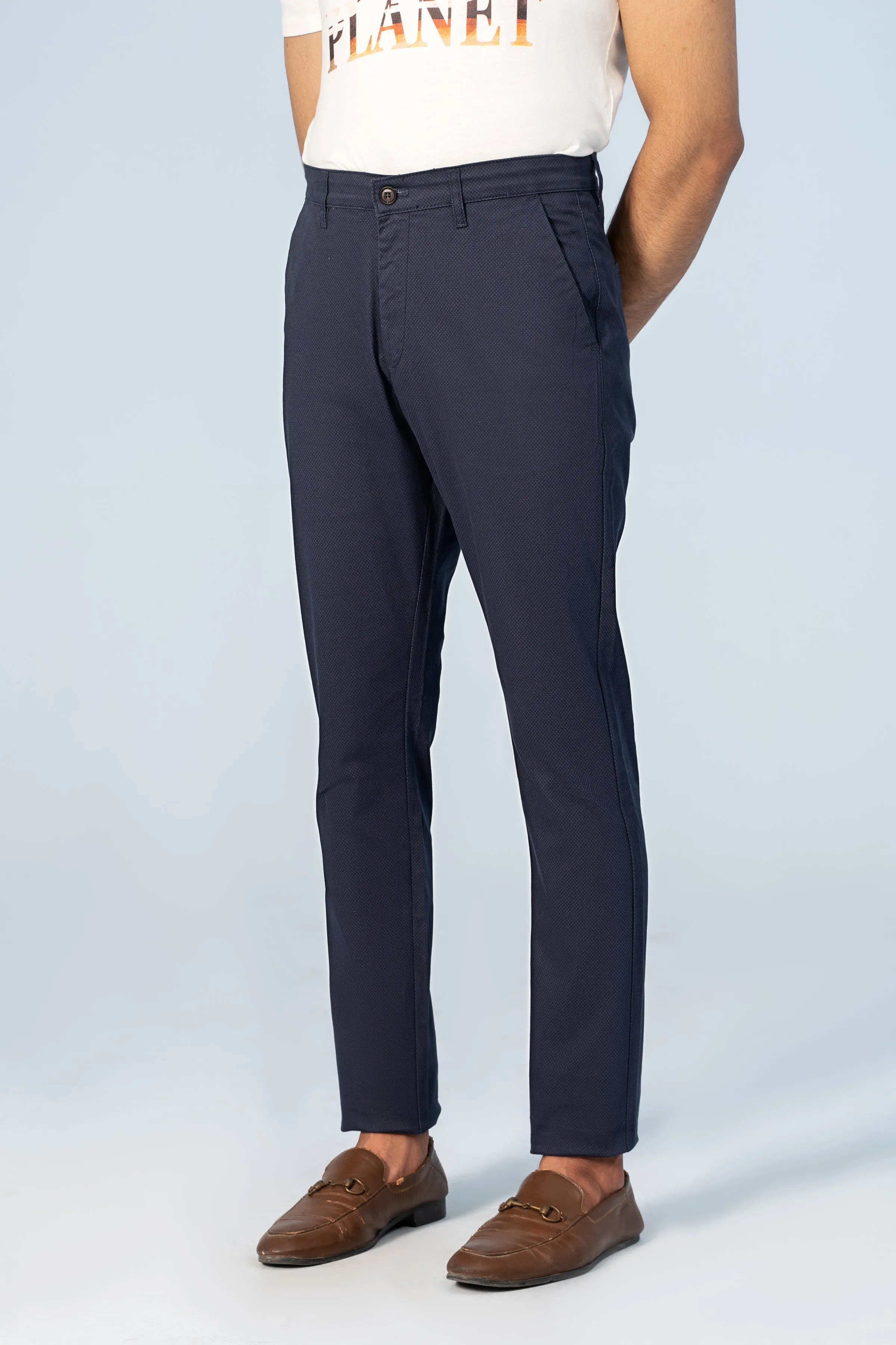 CASUAL PANT CROSS POCKET NAVY