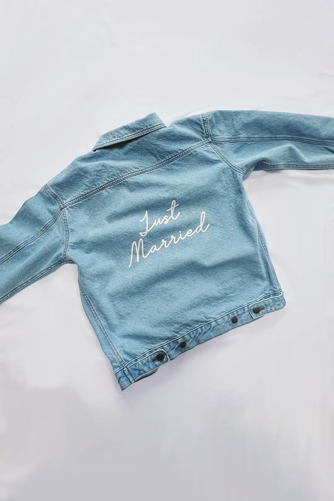 Custom Text Denim Jacket