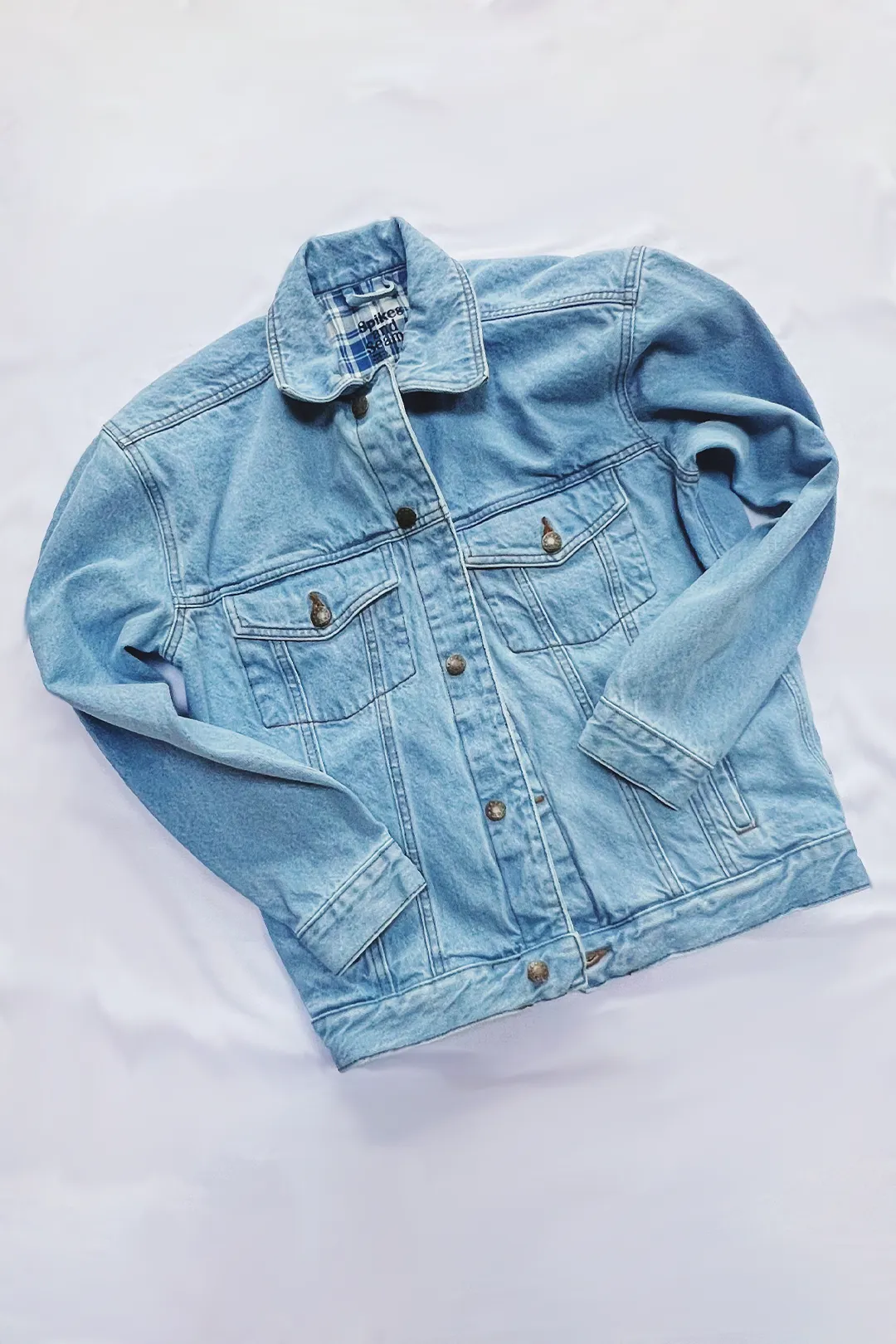 Custom Text Denim Jacket