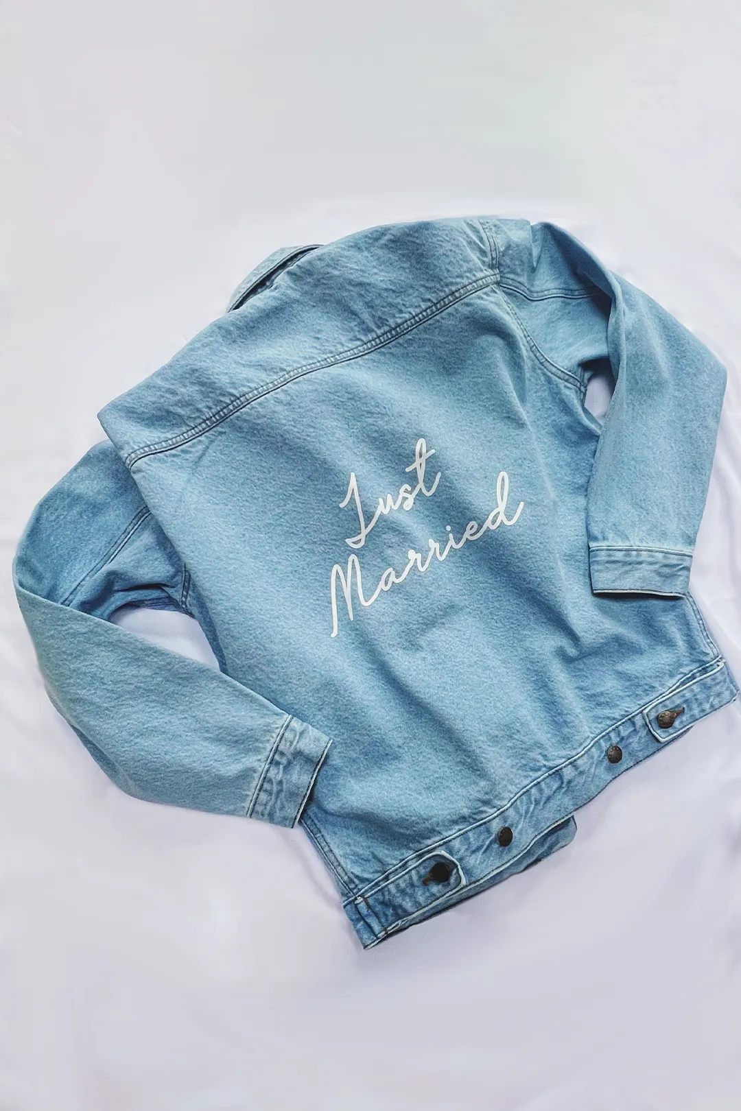 Custom Text Denim Jacket