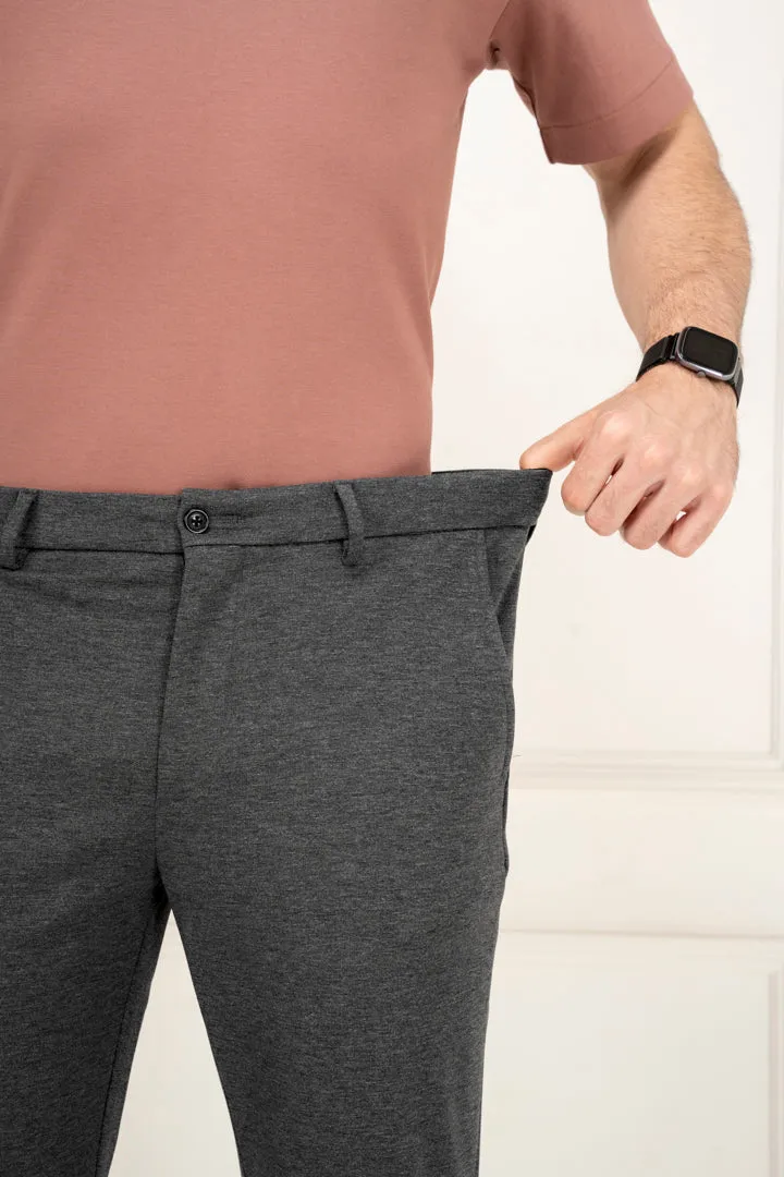 Dark Grey Slim Fit Power Stretch Pants