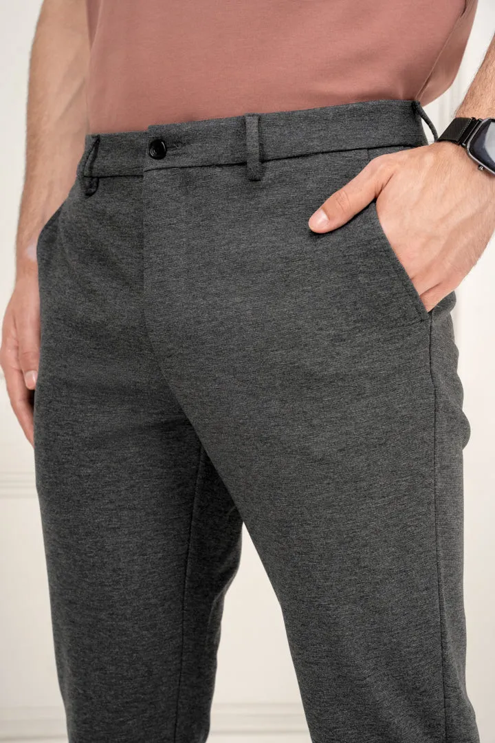 Dark Grey Slim Fit Power Stretch Pants