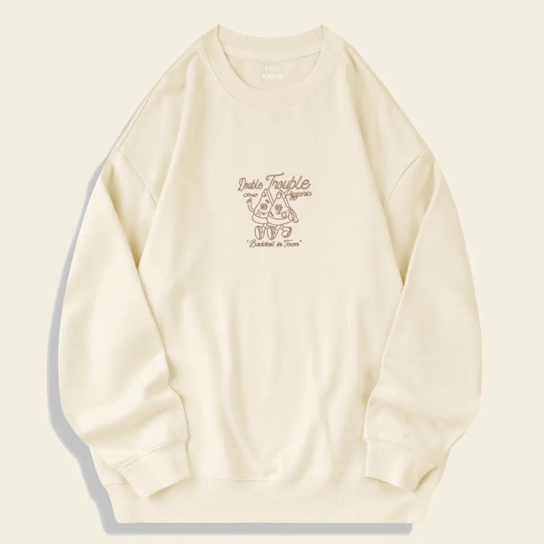 Double Trouble Pizzeria Sweatshirt