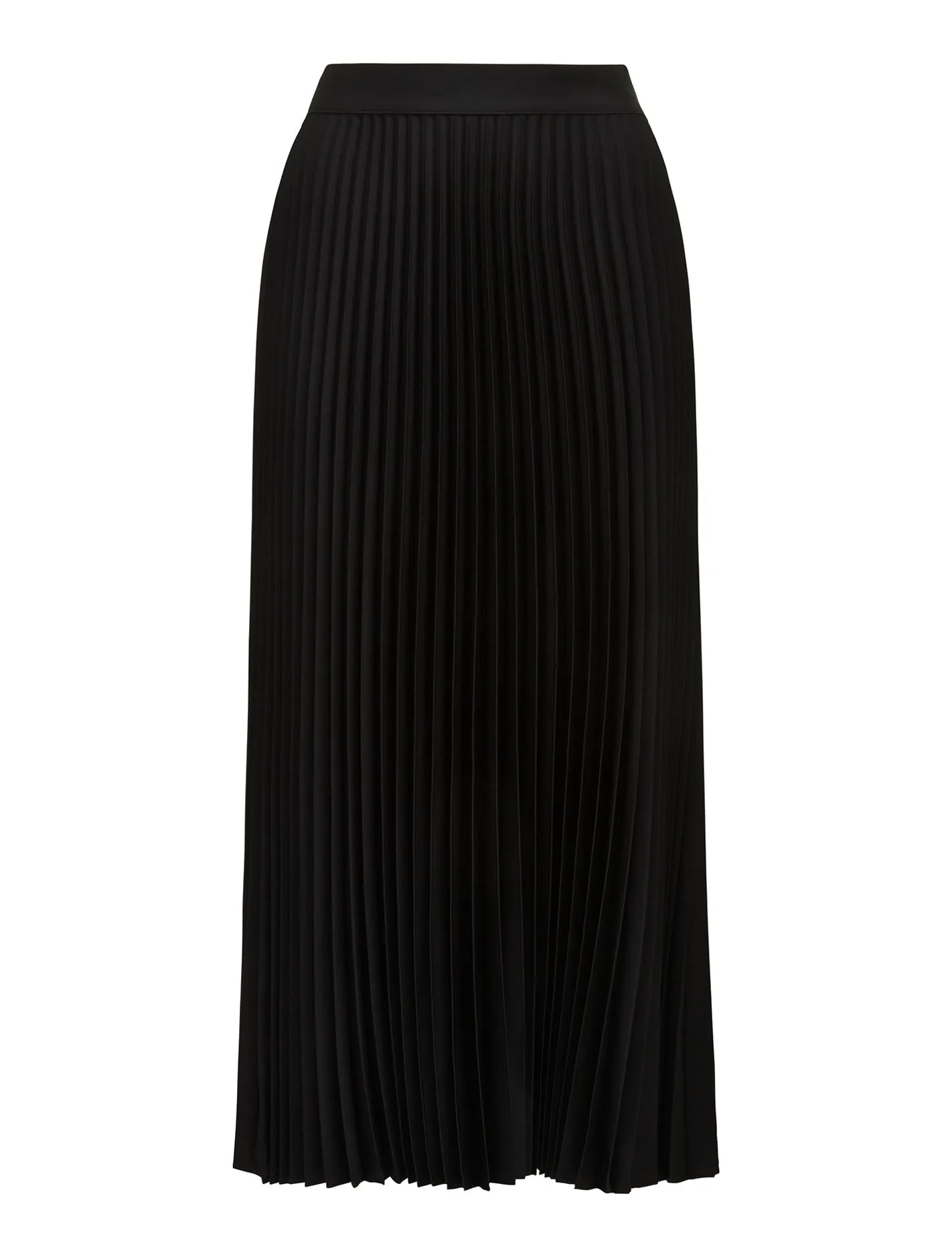 Estelle Satin Pleated Maxi Skirt