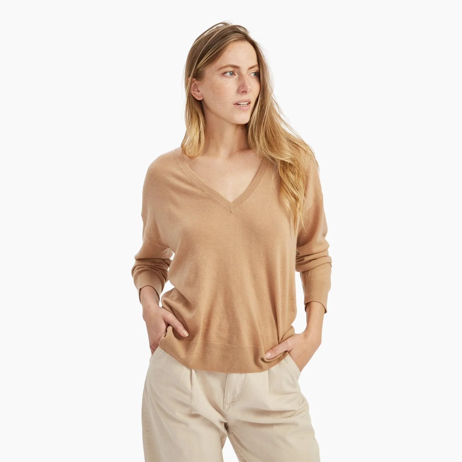 Fancy Cashmere V-Neck