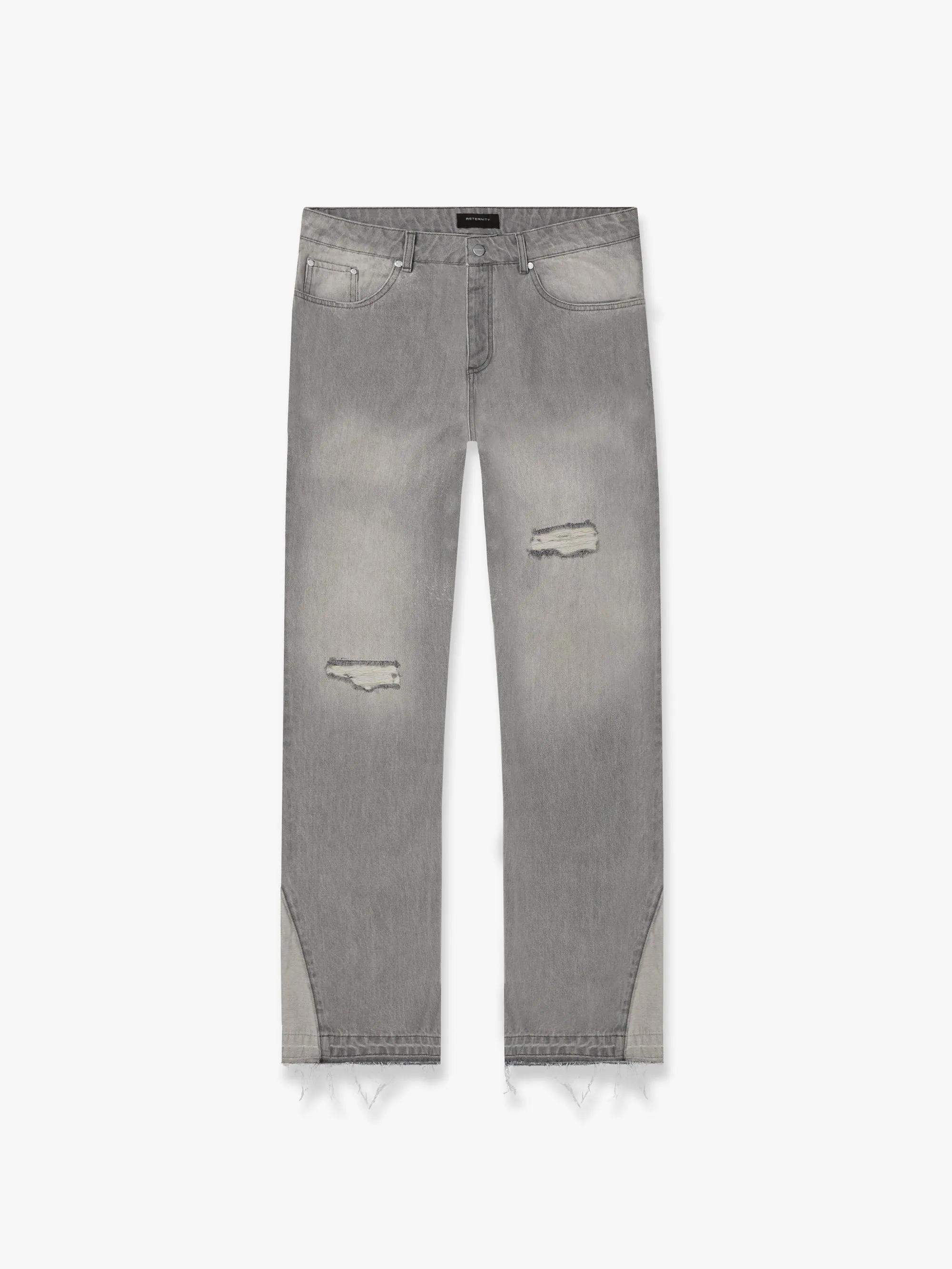 FLARED DENIM - GREY