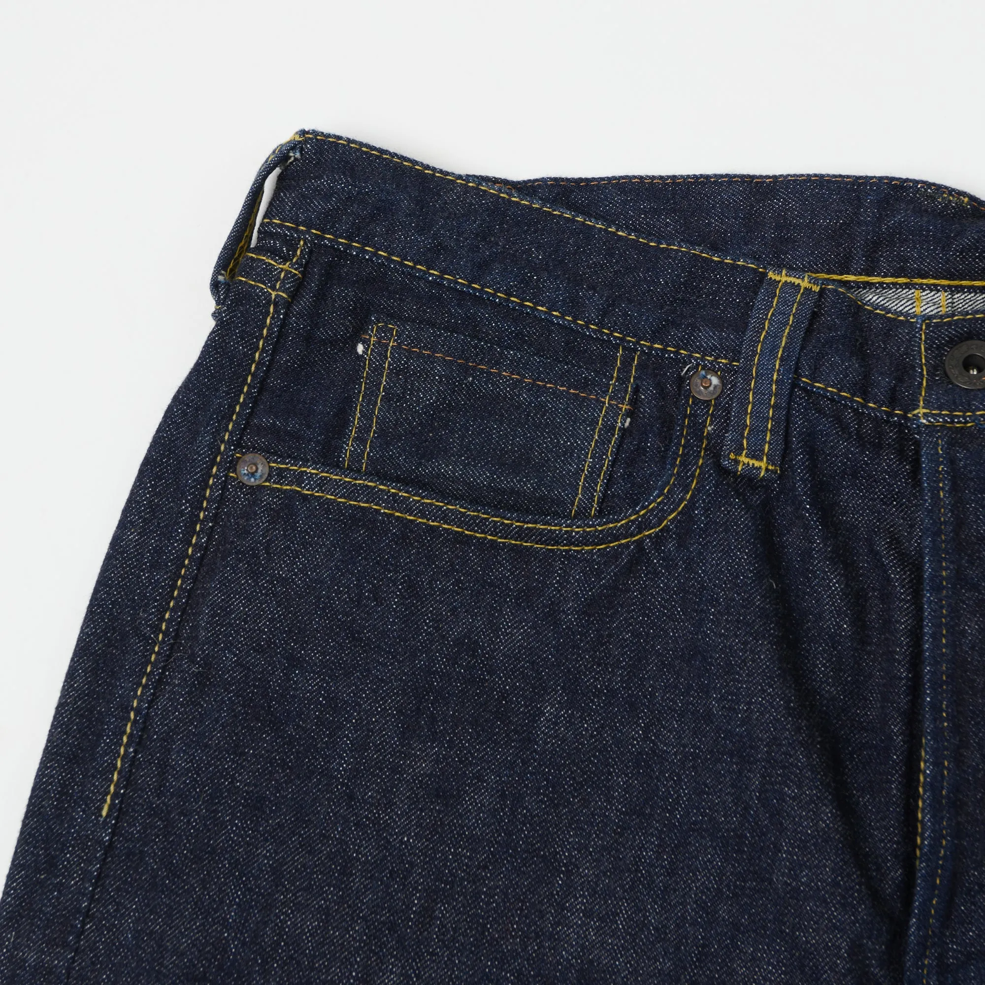 Full Count 1100-19W WWII 13.7oz Regular Straight Jean - One Wash