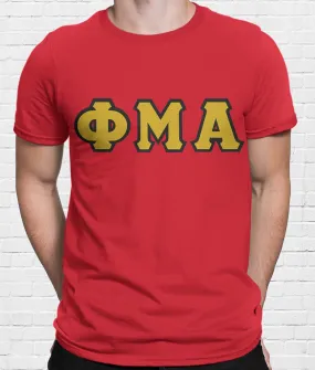 Greek Letter T-Shirt, Red