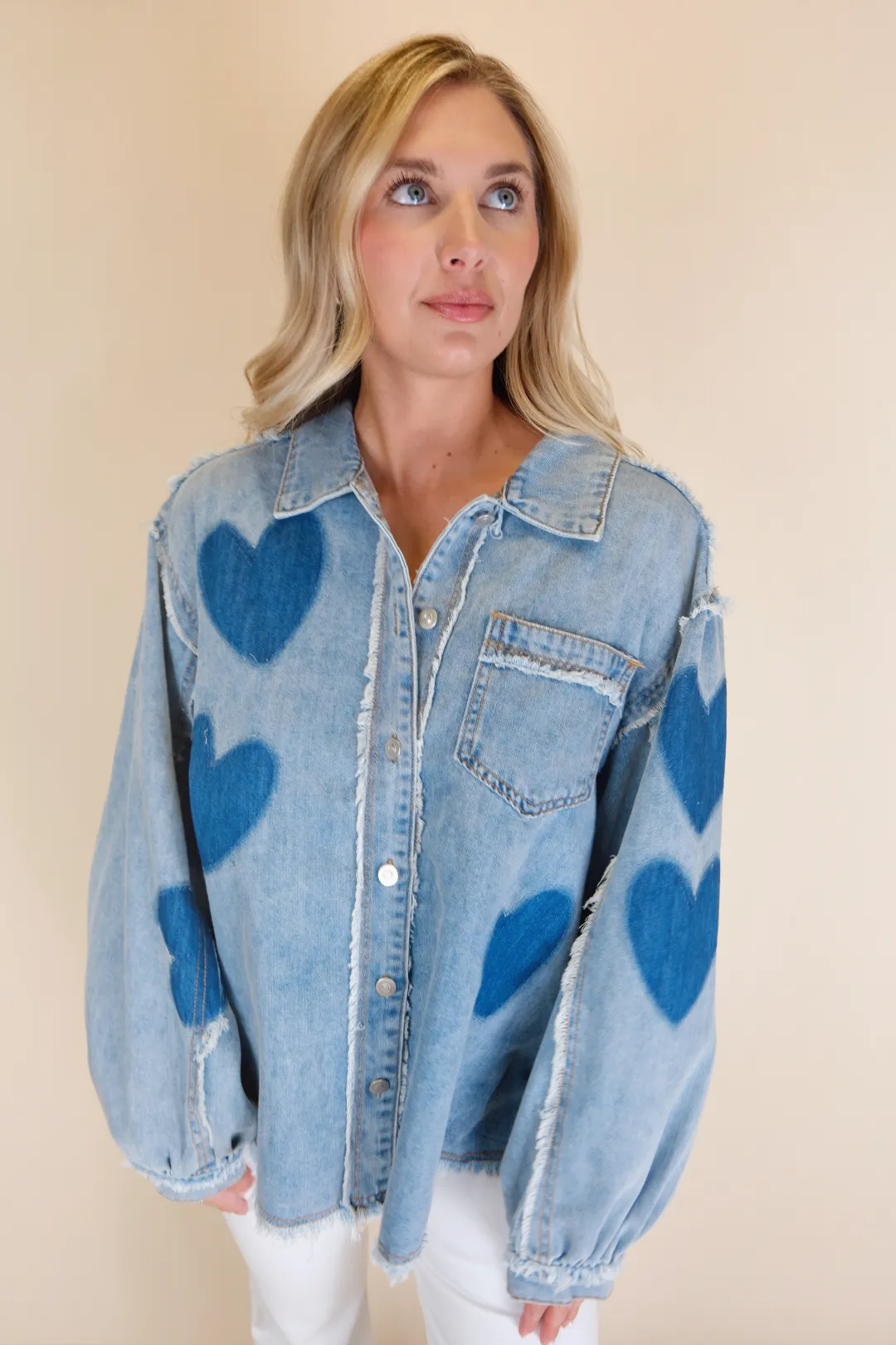 Heart Denim Jacket