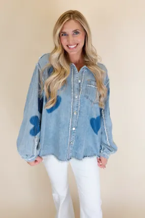 Heart Denim Jacket