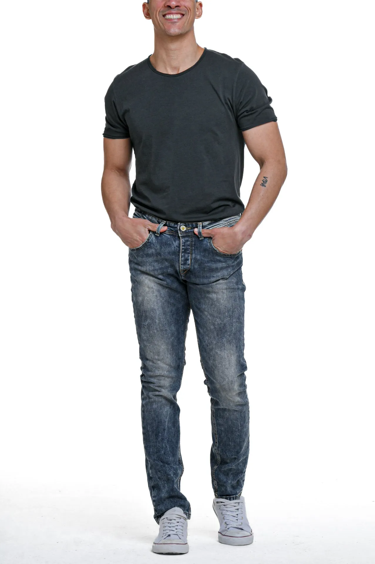 Jeans slim New London Marmorizzato SS23