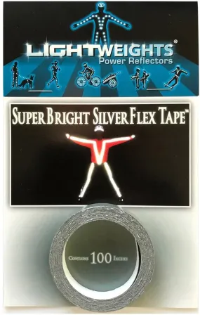 Lightweight Power Reflectors - Bright Silver Flex Tape    